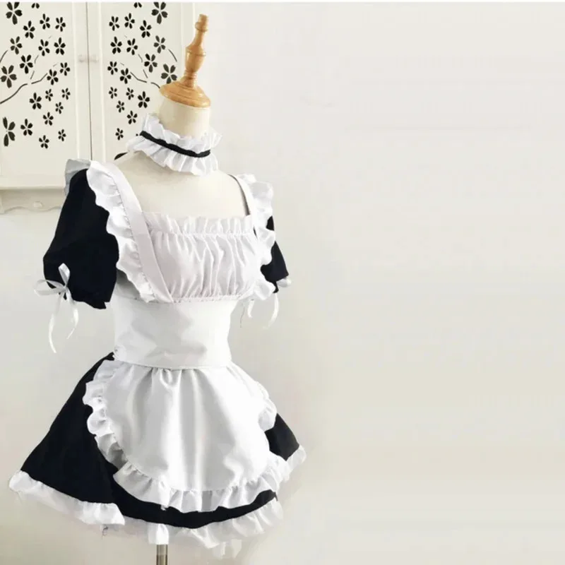 AA wat Anime Yosuga no Kasugano Sora traje de sirvienta disfraces Cosplay mujeres Sexy delantal vestido Meidofuku Lolita2025 nuevo