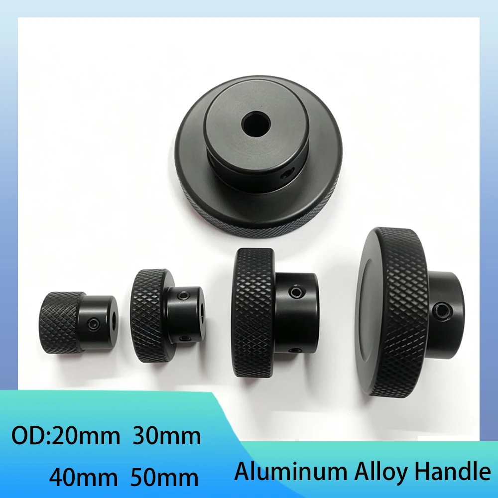 1Pcs CNC Knurling Sliding Table Screw Rod Knob Crank 4/5/6/7-16mm Rotating Handle Embossed Stepper Motor Positioning Hand Wheel