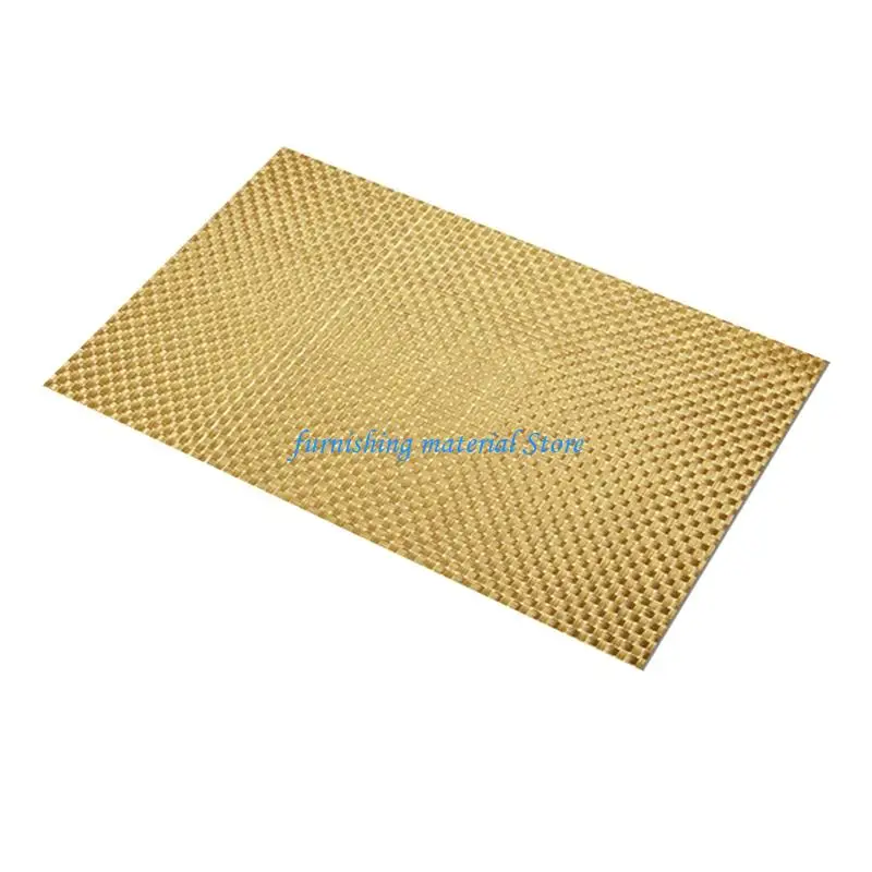 

Y5GD Multipurpose PVC Table Mats Dining Placemat Protects Against Heat Spills & Dirts for Family Meals & Entertaining Guests