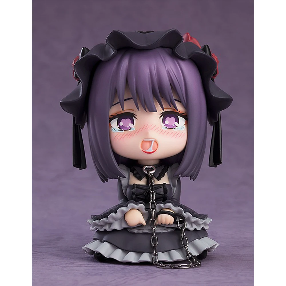 Anime PVC Model Maid Style Cute Purple Hair Girl 10cm Joint Movable Anime Action Figures Toys for Boys Girls Kids Gift Model