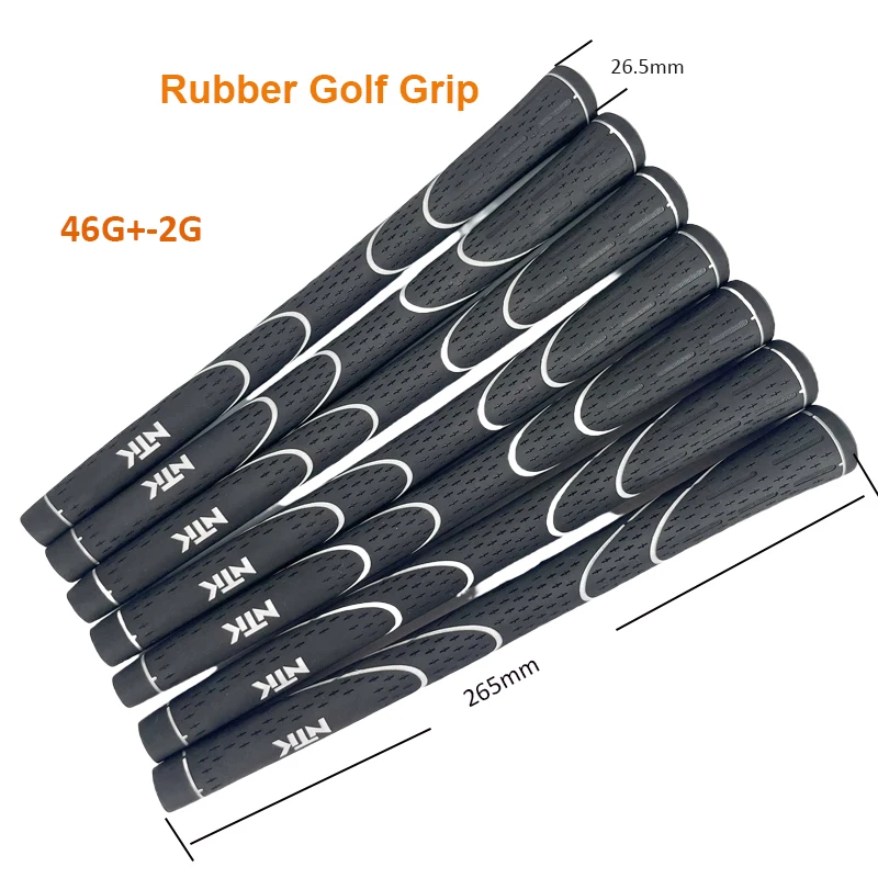 Nartekku New Anti-Slip Golf Rubber Grips Wear-resist Shock-Absorbing Golf Grips for Golf Drivers, Woods, Hybrids & Irons Golf Cl