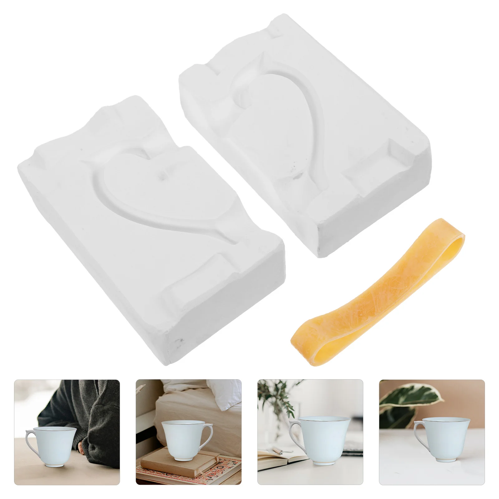 

Ergonomic Mug Handle Making Tool for Pottery Cup Sculpting - Reusable Clay Form Ideal for Teacup Water Cup Handles