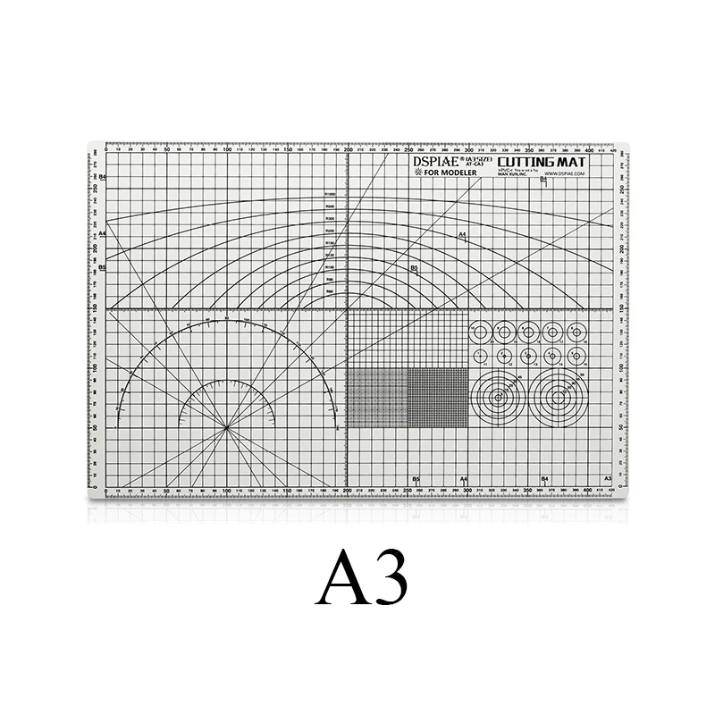 DSPIAE Cutting Dies AT-CA4/A3/A2 Cutting Mat (A4/A3/A2 Size) (2mm thicken type) Scrapbooking Stamping New Hand Tool Parts