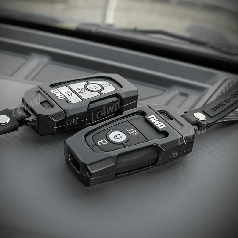 LC4WD 4x4 الملحقات الخارجية OMU Genesis Series حافظة مفاتيح من الألومنيوم لـ 2021-2025 فورد برونكو/F-150 رابتور/استكشاف غطاء معدني #6