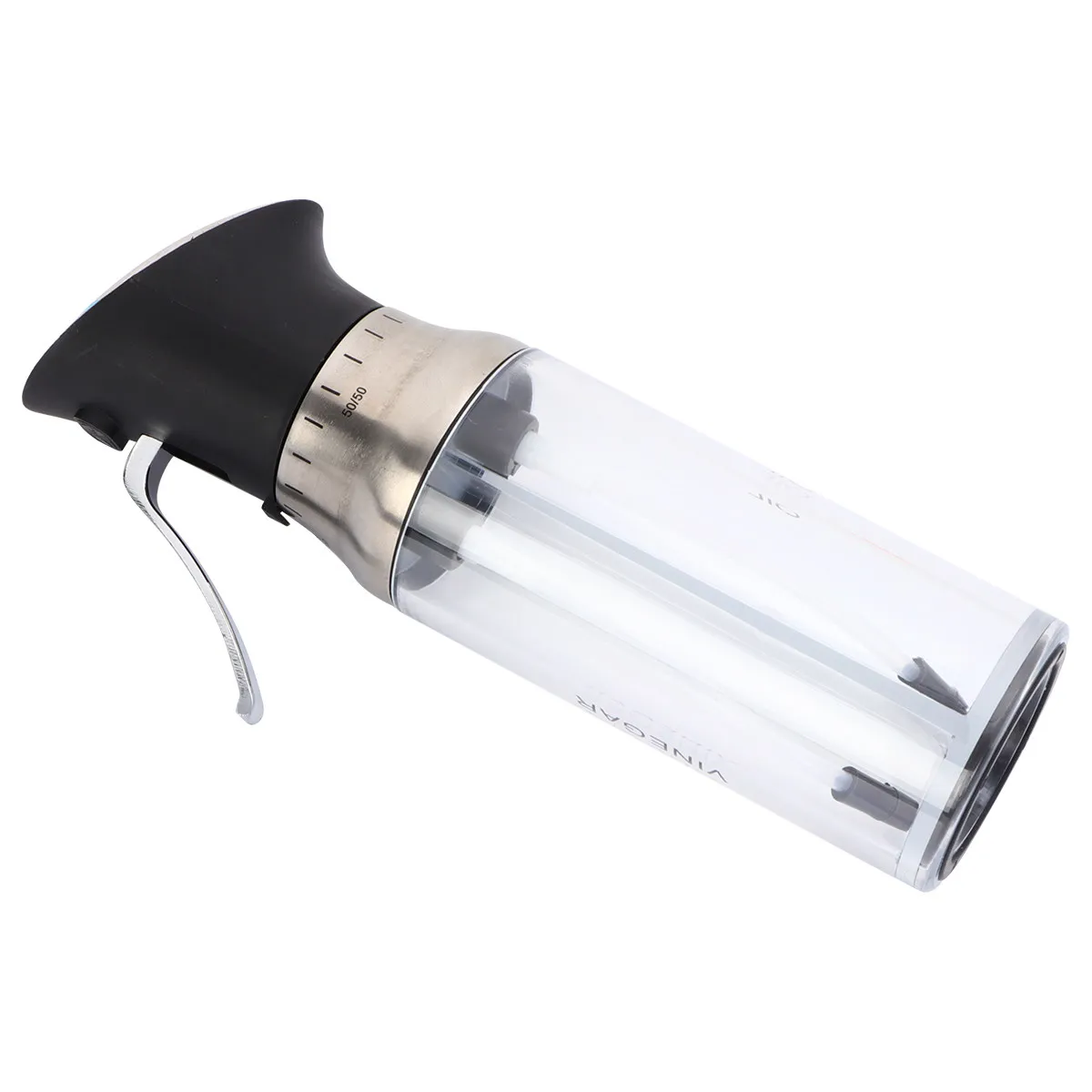 

1pc Oil Vinegar Sprayer Transparent Kitchen Condiment Dispenser Pressure Handle For Cooking Barbecue Sauce Soy Oil