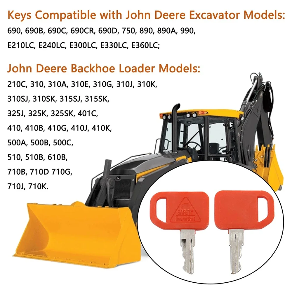 กุญแจขุด JDR สําหรับ John Deere AT 195302   AR51481 600 รถตักดิน รถแบคโฮ กุญแจอุปกรณ์หนัก