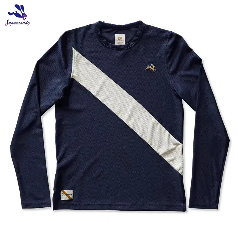 Tracksmith Running Rabbit Man VC Series Marathon Land Run Retro Quick-Dry Casual Running Sports Long Sleeve