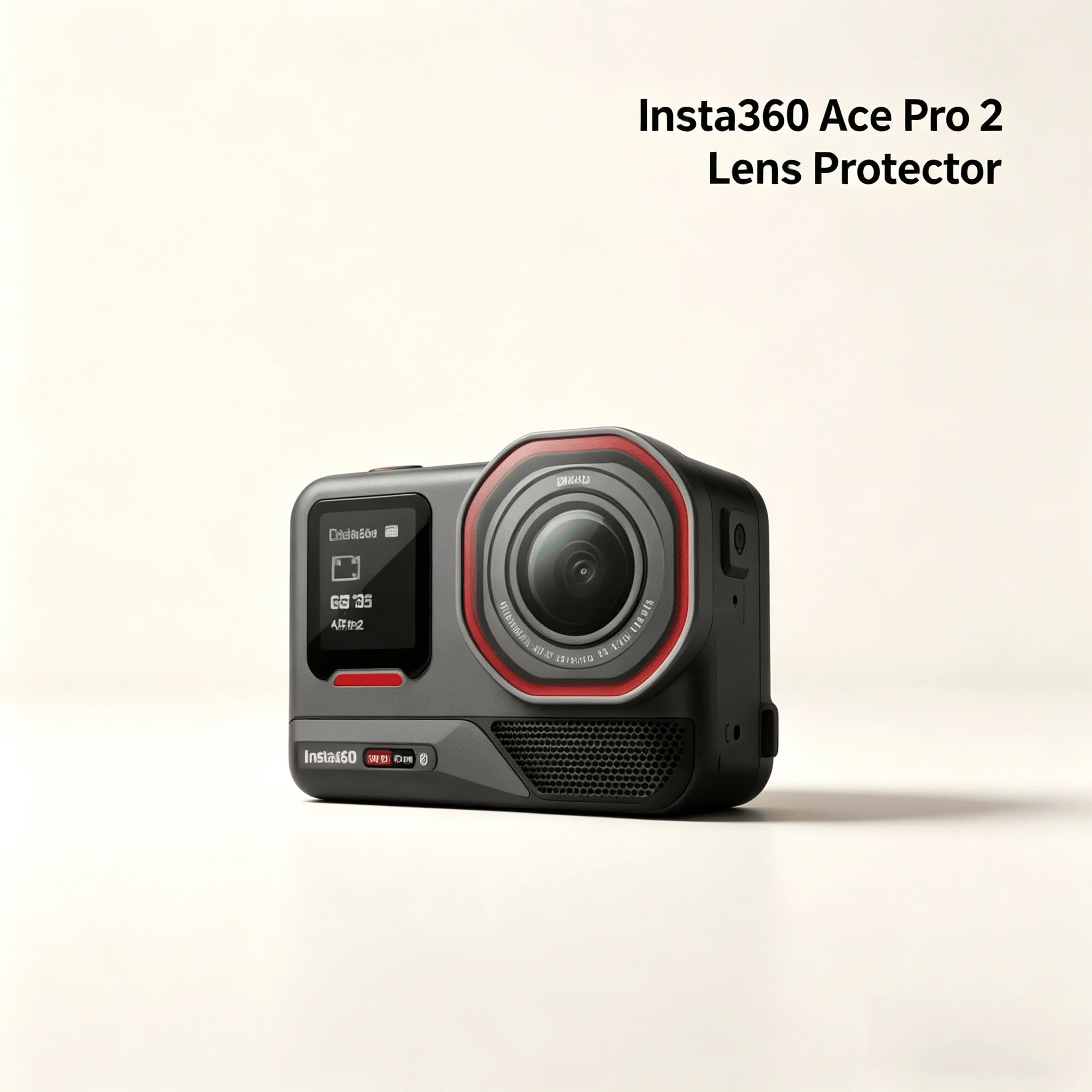 Camera Lens Guard, For Insta360 Ace Pro 2, Coated Glass Cover, Hydrophobic Anti Smudge, Equipped with Installation Wrench