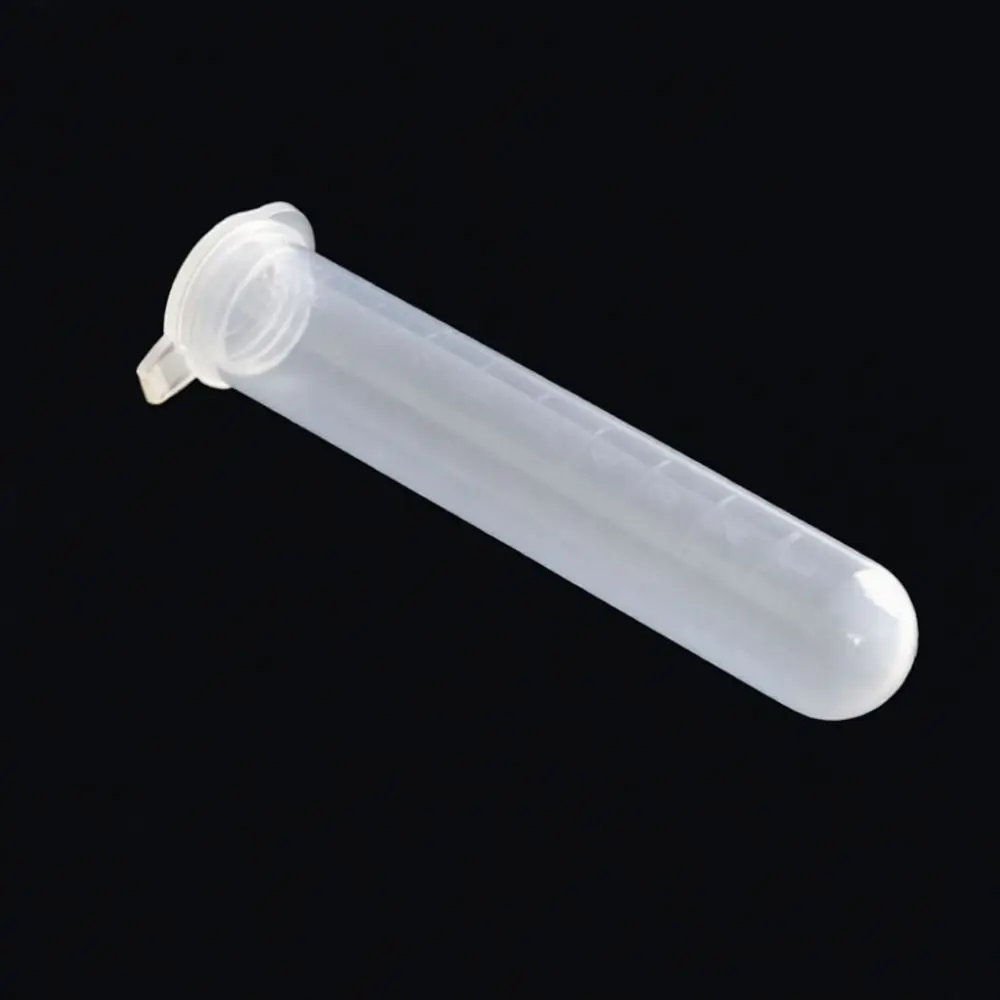 Clear Disposable Centrifuge Tube Plastic Graduated Sample Container Laboratory Scientific Testing Experiment Research Tool Kit