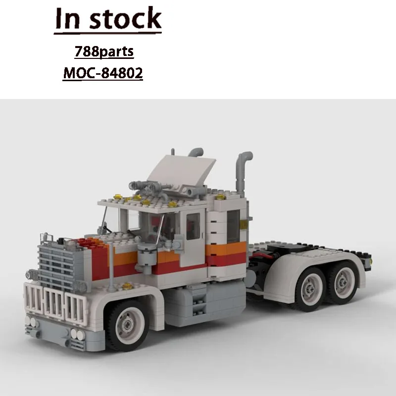 

MOC-84802 Truck Transport Flathead Truck Building Block Model 788 Parts MOC Creative Boys Children's Birthday Building Toy
