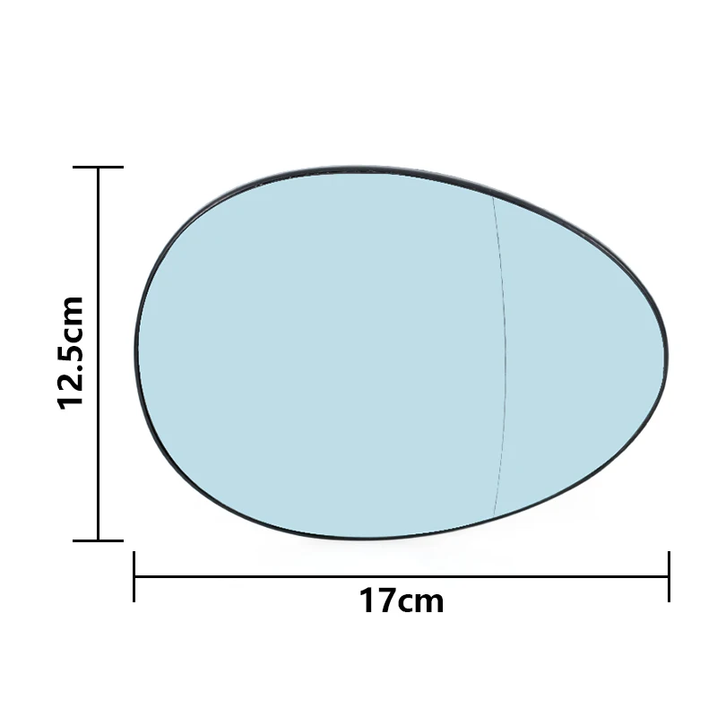 51162755625 51162755626 Car Blue side rear view lens Heating For BWM MINI R55 R56 R57 R58 R59 R60 R61 Car accessories