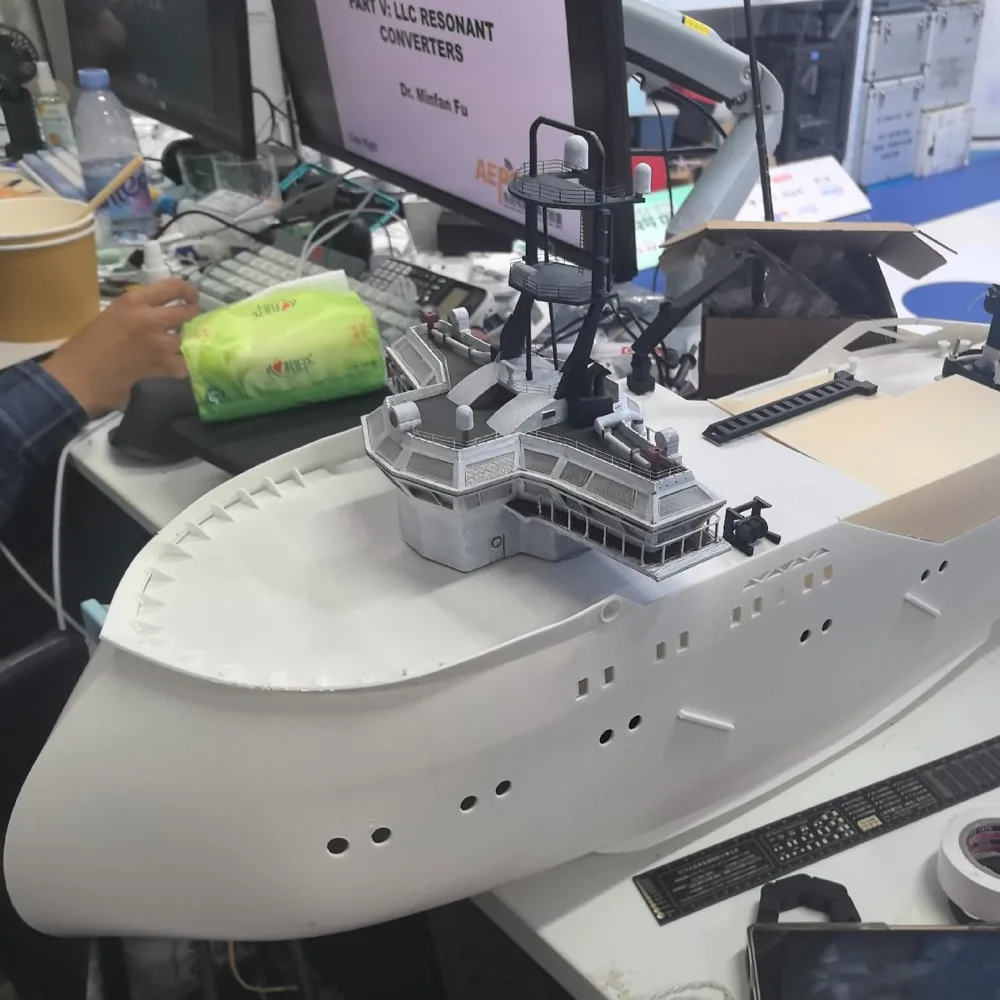 RC قارب 80 سنتيمتر آلية دوران كامل البحرية التحكم عن بعد السفن المزدوج موتور مدفوعة RC Schiffe أطقم منمذجة لعبة السفينة