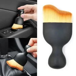 Car Interior Cleaning Brush Air Conditioner Air Outlet Cleaner Soft Brush Car Crevice Dust Removal Tool Brush