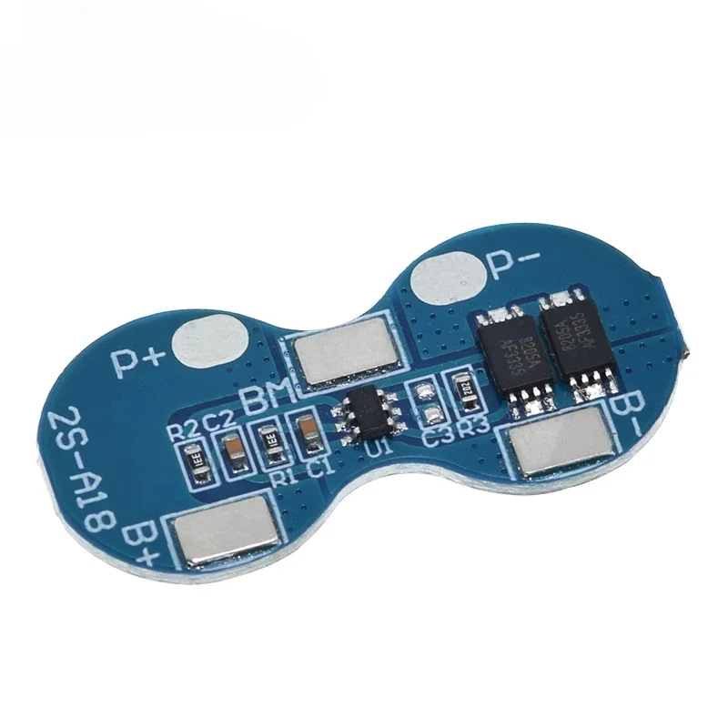 20PCS  2S Li-ion 18650 Lithium Battery Charger Protection Board 7.4V Overcurrent Overcharge Overdischarge Protection 4A BMS