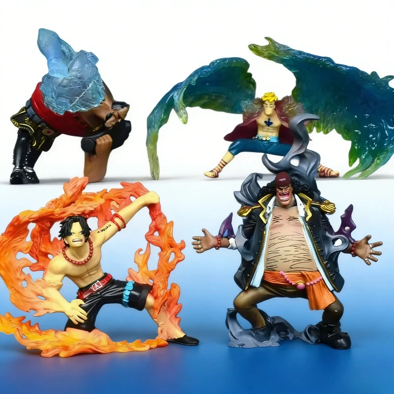 

Фигурки One Piece: 4-е поколение Ultimate Skills, Эйс, Блэкбид, Марко, пользователи Дьявольских фруктов, 10 см, ПВХ, для фанатов аниме