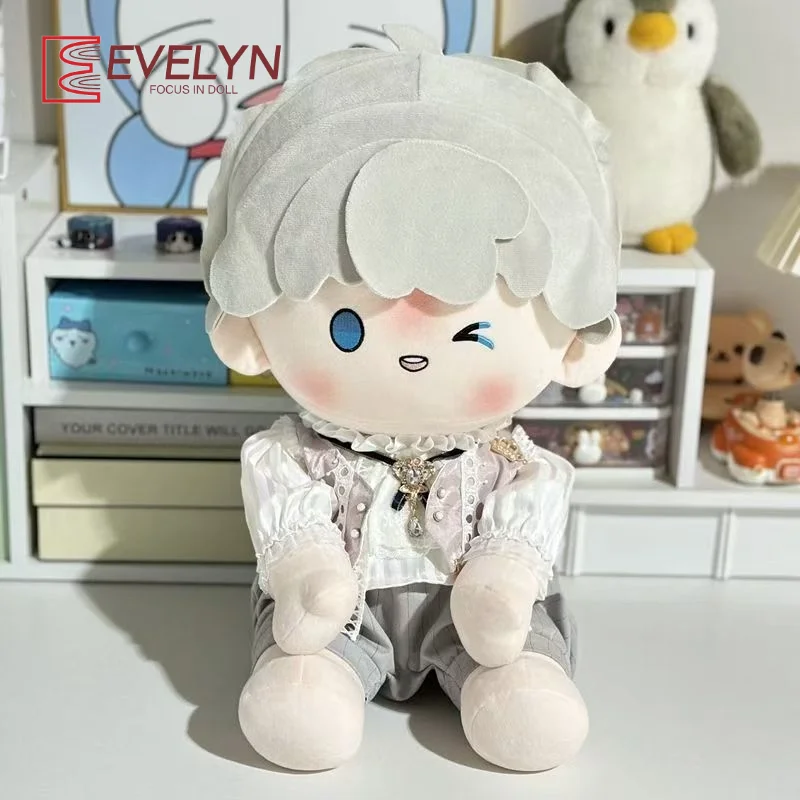 Evelyn (poupée) 20CM peluche vêtements tenue amour et espace profond belle chemise gilet pantalon cravate chaussettes accessoires