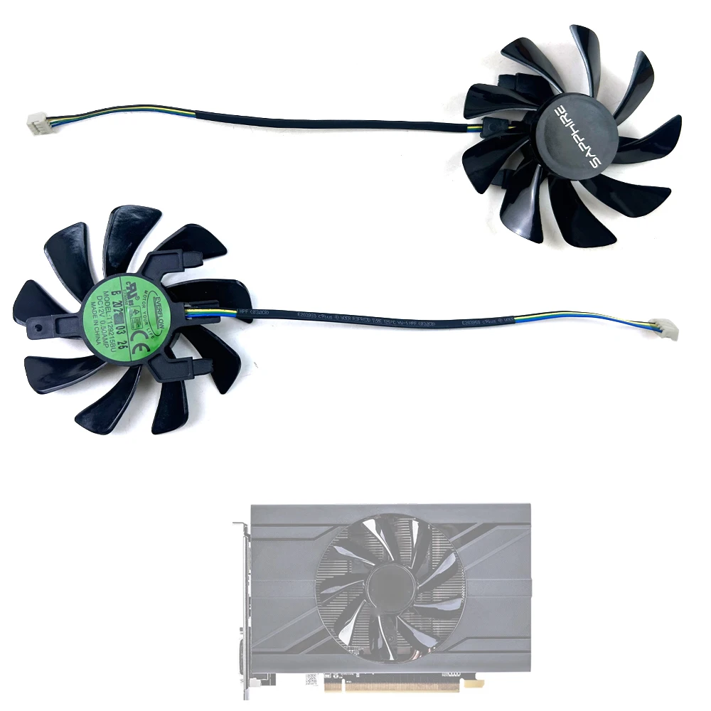 NEW Cooling Fan T129215SU RX 570 470D GPU Cooler Video Card fan for Radeon sapphire RX470D RX570 ITX graphics Card