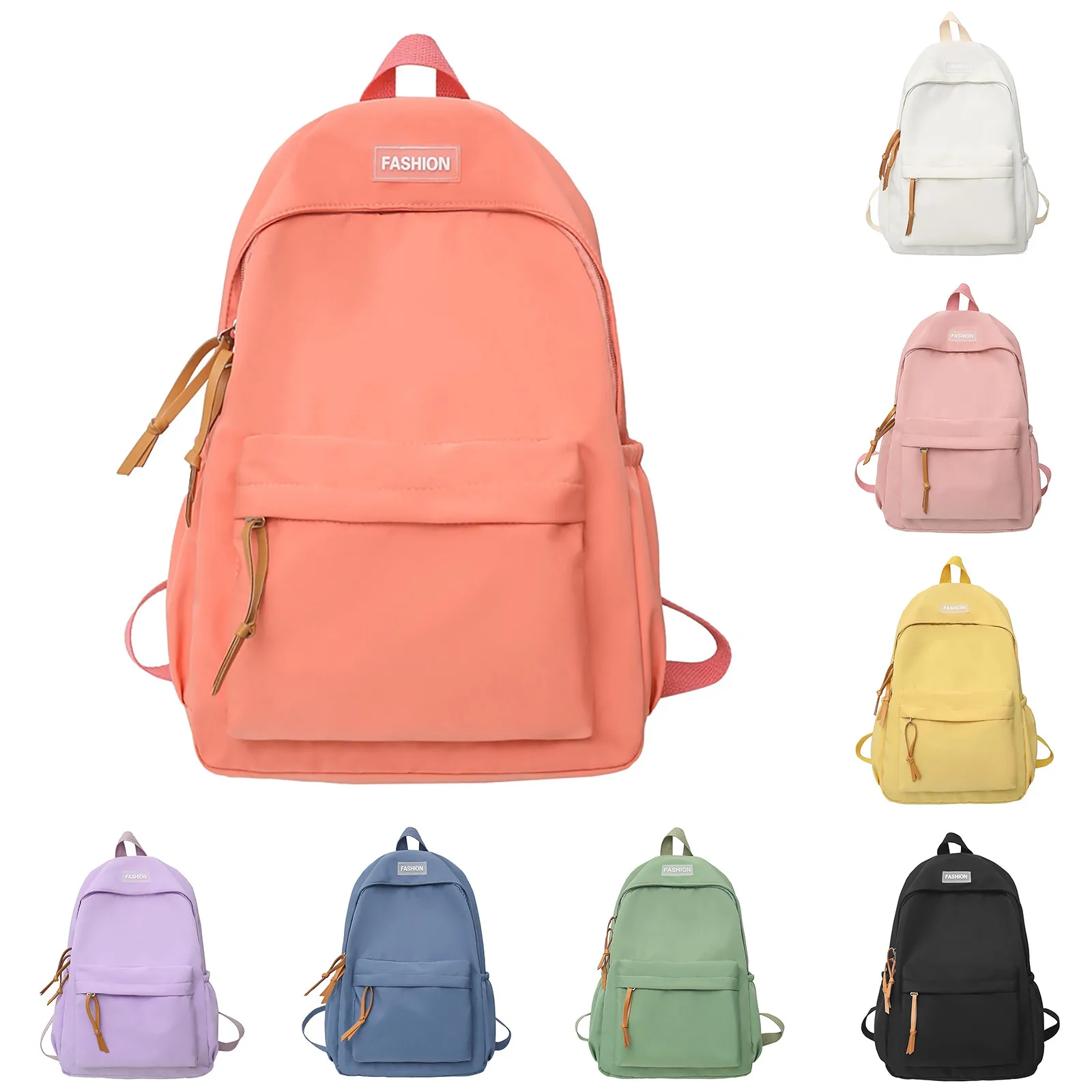 Bags for women School Starts Season Fashion Women Girls Student Zipper School Bag Nylon Travel High Capacity feminina backpack