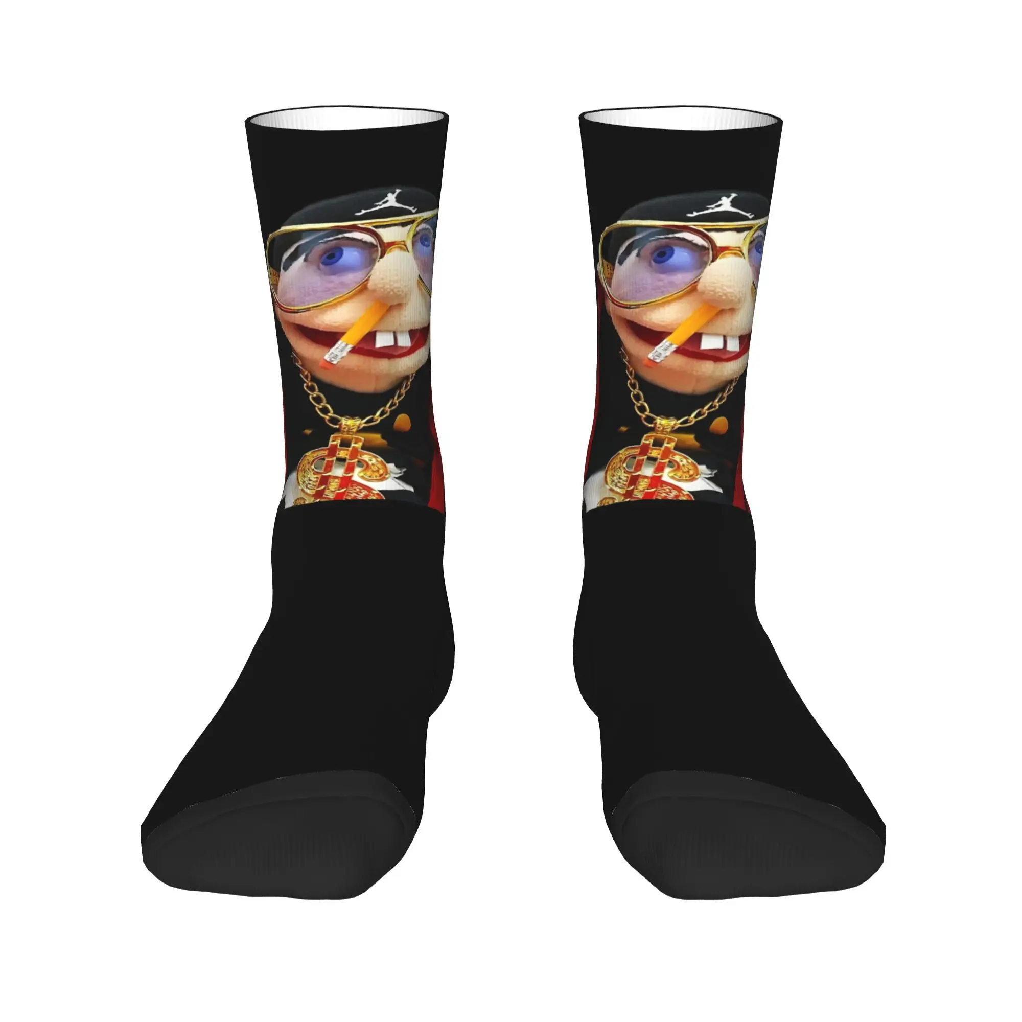 SML ラッパー Jeffy ソックス原宿吸汗ストッキングオールシーズンロングソックスアクセサリーユニセックスギフト用