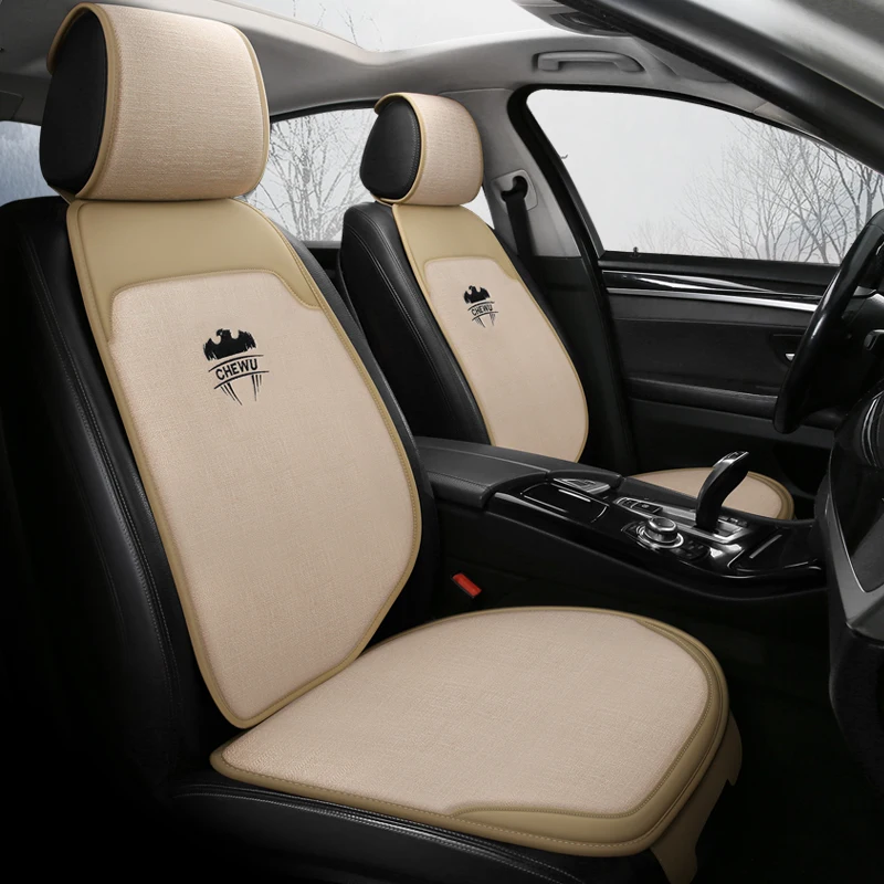 Universal Car Seat Cover Seat Cushion for TOYOTA CHR Corolla Yaris Sienna Vios Fortuner Kluger Sequoia Wish Car Accessories