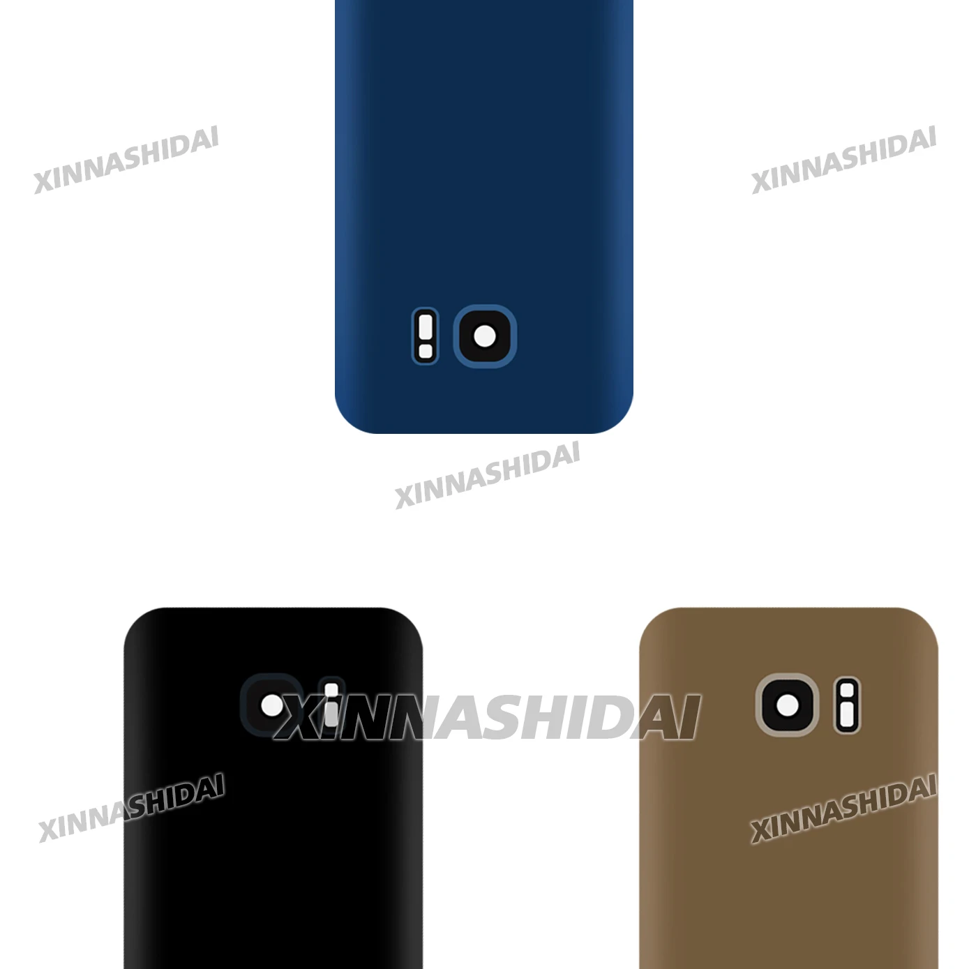 AAA+ Quality Battery Cover For Samsung Galaxy S7 Edge Rear Housing Replacement With Adhesive Hard Battery Case