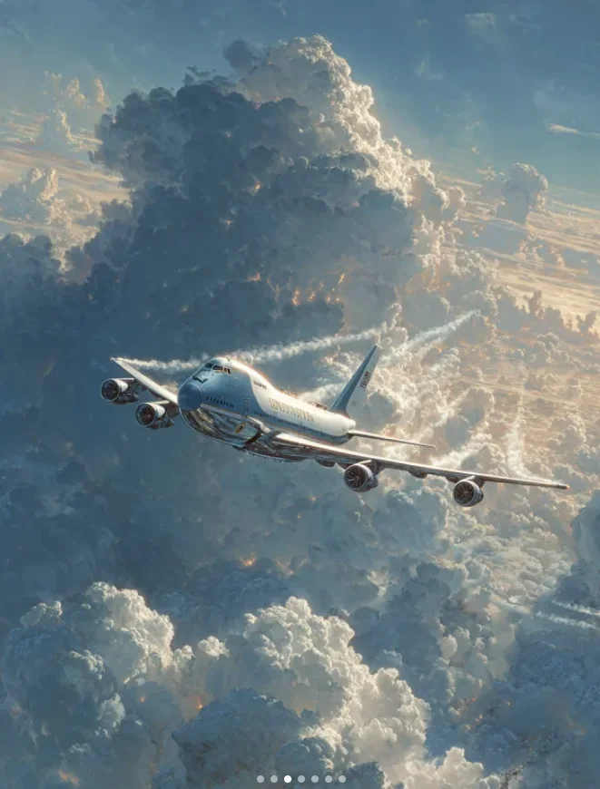مقياس 1:150 نموذج دييكاست طائرة مدنية نموذج طائرات سلسلة بوينغ B747/B787 طائرة راتينج للقوات الجوية مع عرض خفيف