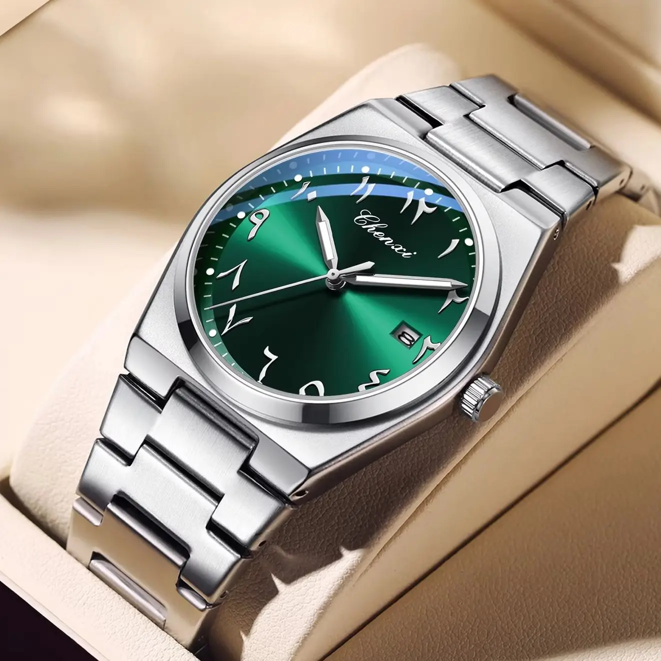 

Новинка CHENXI, лучшие деловые брендовые мужские часы CHENXI, светящиеся водонепроницаемые креативные мужские наручные часы с круглым циферблатом, подарок для джентльмена