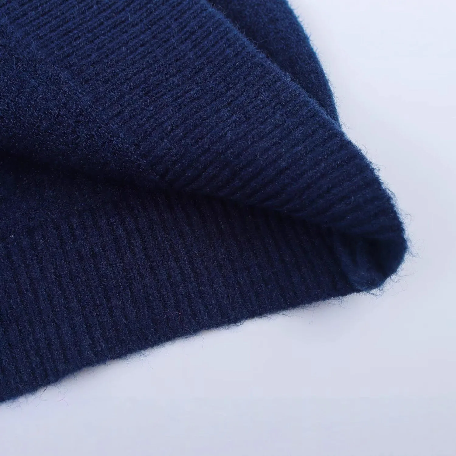 따뜻한 니트 스웨터 소형 아우터웨어 무거운 자수 꽃 여성 패션 가을 신상품 탑