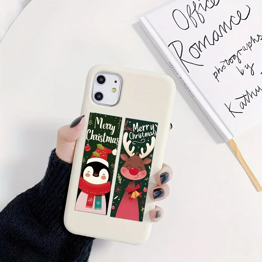 120 قطعة من ملصقات عيد الميلاد - الدب القطبي اللطيف سانتا، عيد ميلاد سعيد - لتغليف الهدايا، التعبئة والتغليف - يعتمد على الورق #3