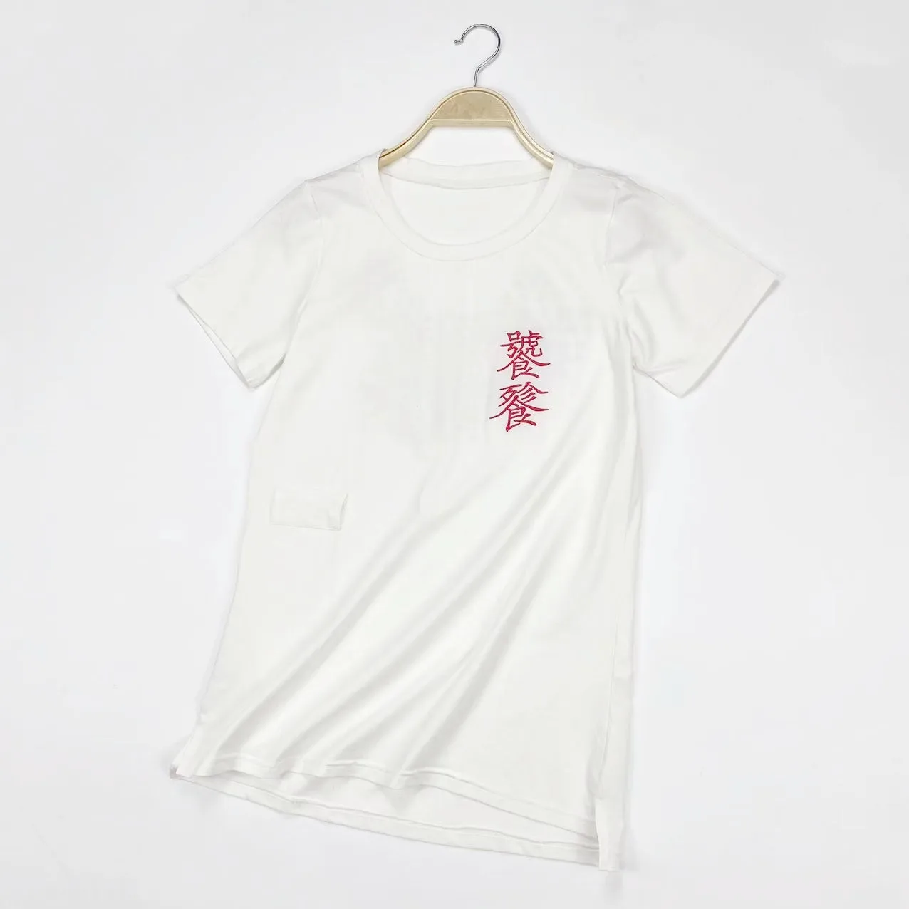 صيف جديد جولة Ne المطرزة كلمة ex Faion تي شيرت ort Sve مريحة الجلد ودية با طباعة المرأة الأعلى #1