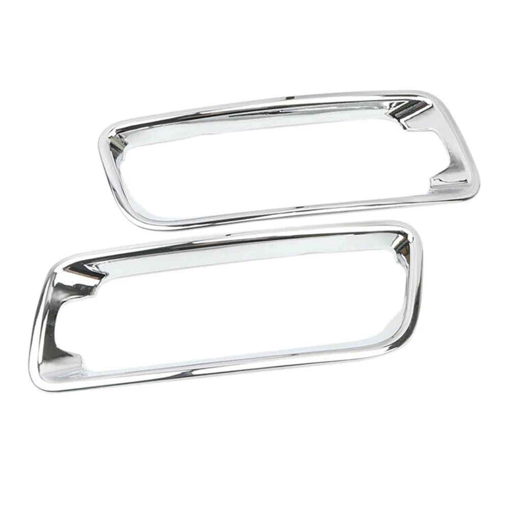 

Chrome 1Pair Front Fog Light Driving Lamp Cover Trim for Mitsubishi Pajero V80 V93 V95 V97 V98 2015-2021 Car Decoration