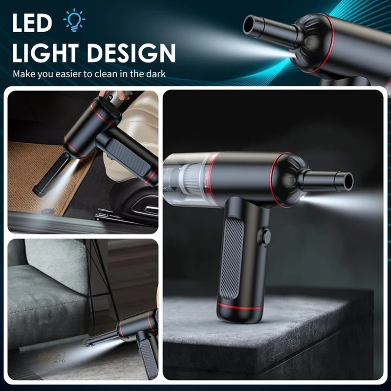 コードレスハンドヘルド掃除機,車の掃除機,3 in 1ポンプ,ペットと車用