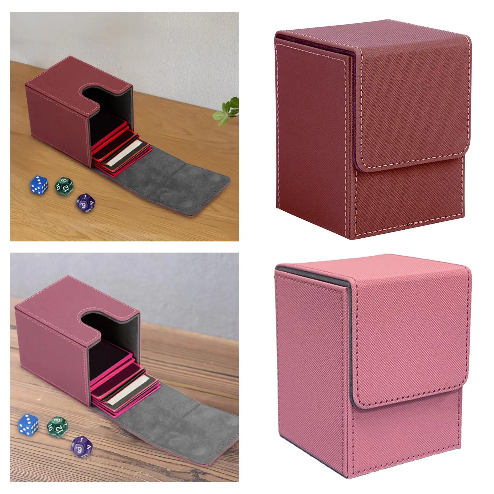 Trading Card Deck Box Cards Holder Game Card Protectors Card Deck Storage Box