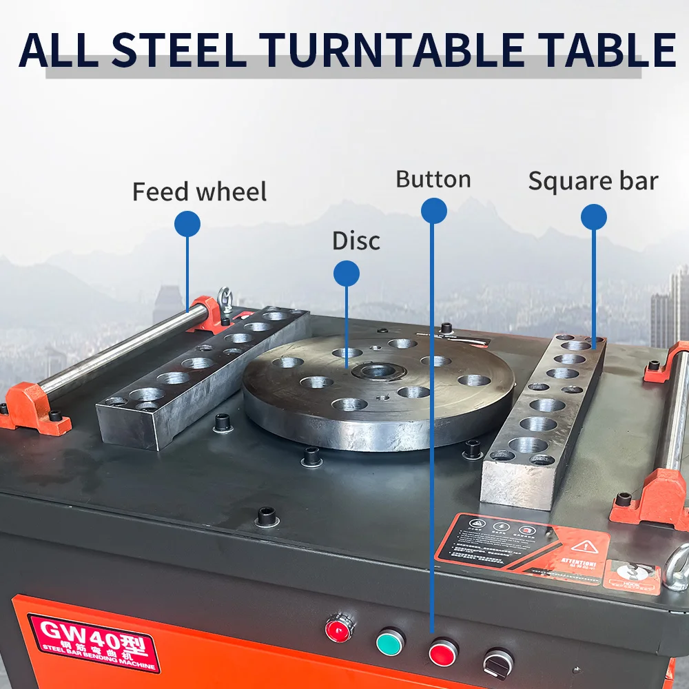GW40 CNC 3kw موتور حديد التسليح/الفولاذ المقاوم للصدأ/آلة ثني الصلب الكربوني 6-28 مللي متر جديد PLC الانحناء متاح للبيع الصين