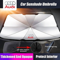 Car Sun Shade Umbrella Foldable Car Parasol Windshield Sunshade Cover Visor For Audi A3 A4 A6 A7 A8 Q2 Q3 Q4 Q5 Q7 Q8 TT Sline