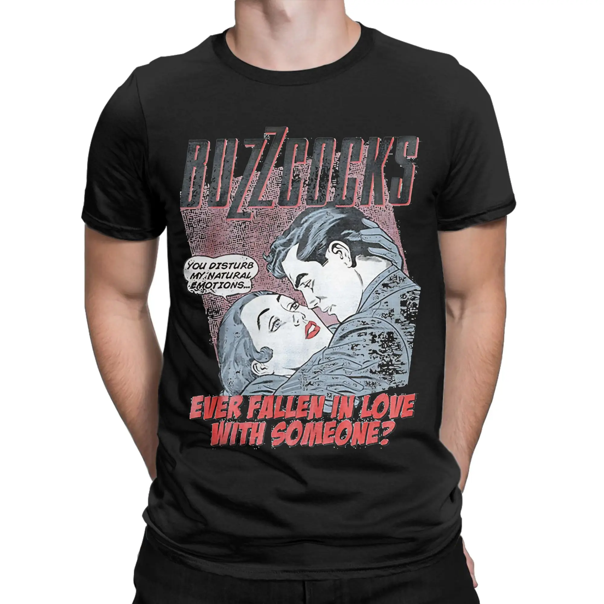 Retro Punk  Classic Funny 100% Cotton T-Shirt Buzzcocks Tees Tops For Men