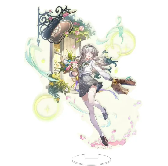 Japanese Anime Honkai：Star Rail Firefly 10cm Acrylic Stand Figure Model Plate Cosplay Collection Desktop Decor Gifts MM