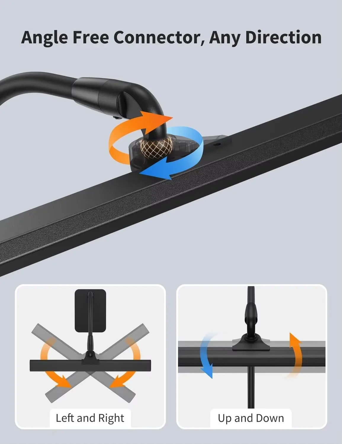 LAOPAO 52PCS LED Desk Lamp 5 Color Stepless Dimmable Touch USB Chargeable Reading Eye-protect with timer Table lamp Night Light