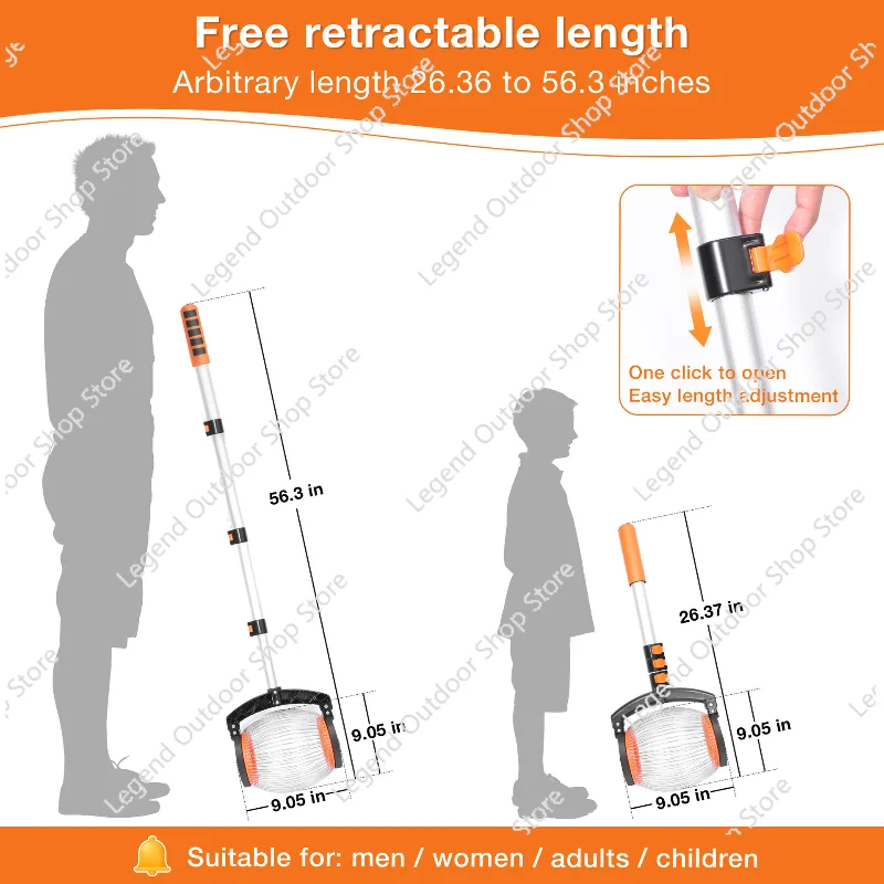 

Nut Collector, Walnut Chestnut Garden Tools Multifunctional Picker, Rolling Fruit Picker