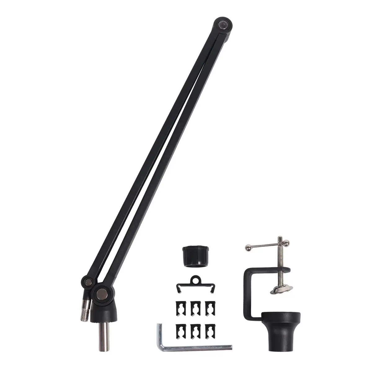 

Универсальная регулируемая подставка-пантограф ABJA для микрофона, металлическая, для игровых студий, радио и медиа