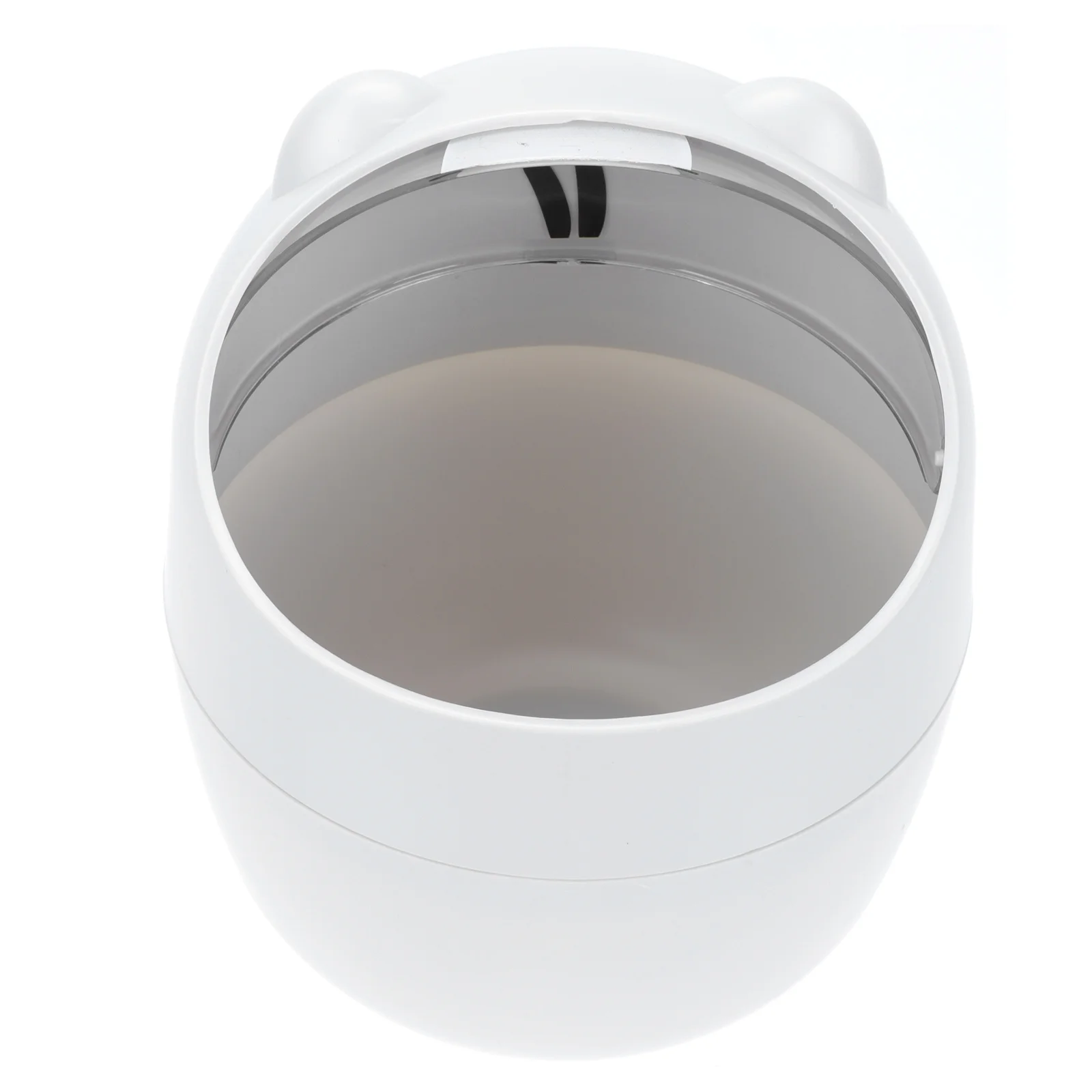 1Pcs Flip Lid Mini Desktop Trash Can Animal Design Small Desktop Garbage Bin Plastic Waste Container for Office Bathroom Table