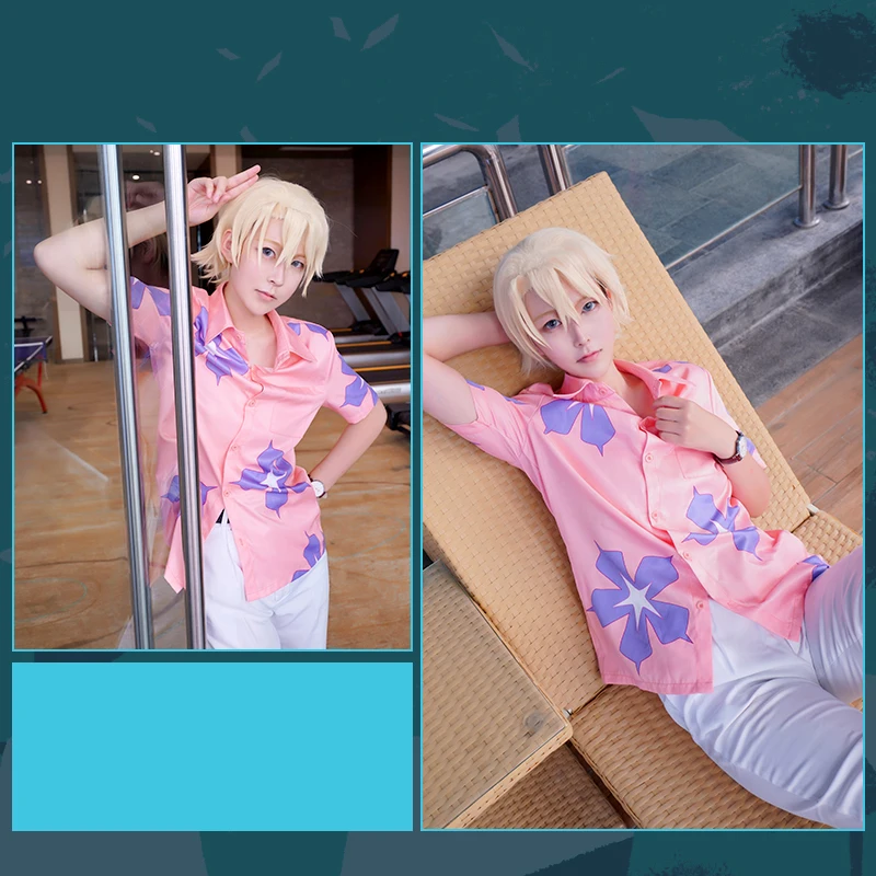 Brdwn Great Pretender Unisex Laurent Thierry Cosplay Costume Shirt Coat