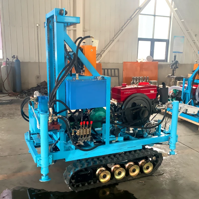 Perforatrici cingolate idrauliche per pozzi d'acqua poco profonde - Profondità personalizzata da 150 m a 250 m