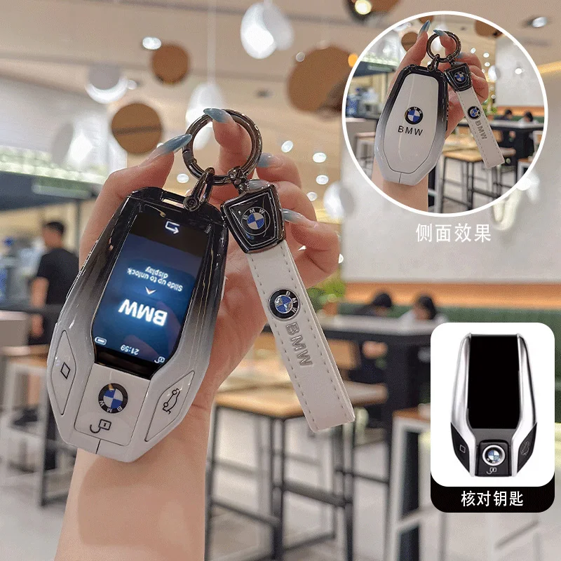 

Car Key Case Cover Key bag for Bmw 1 3 5 7 Series X1 X3 X5 X6 X7 F30 G20 F34 F31 G30 G01 F15 G05 I3 M4 Series Car Accesories