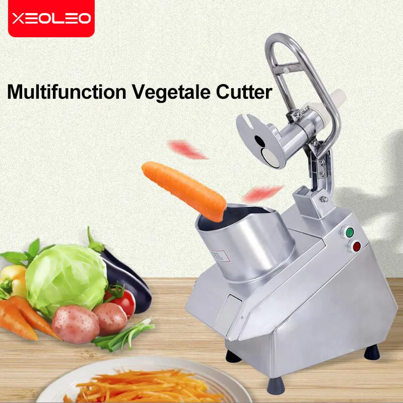 XEOLEO Efficient 5 in 1 Commercial Fruit and Vegetable Cutter Salad Master Vegetable Cutter Automatic Cutting Machine