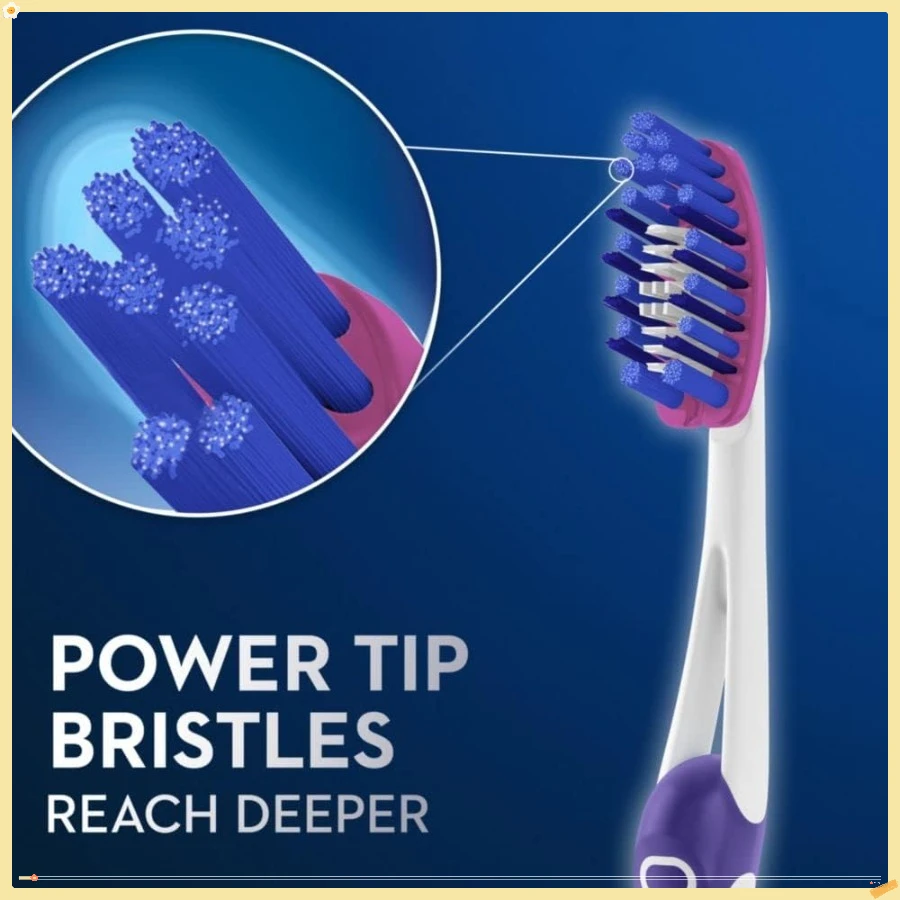 فرشاة أسنان بيضاء ثلاثية الأبعاد لإزالة البقع العميقة، 4 فرشاة أسنان ناعمة، تزيل 90% من البقع السطحية، وتبييض الأسنان