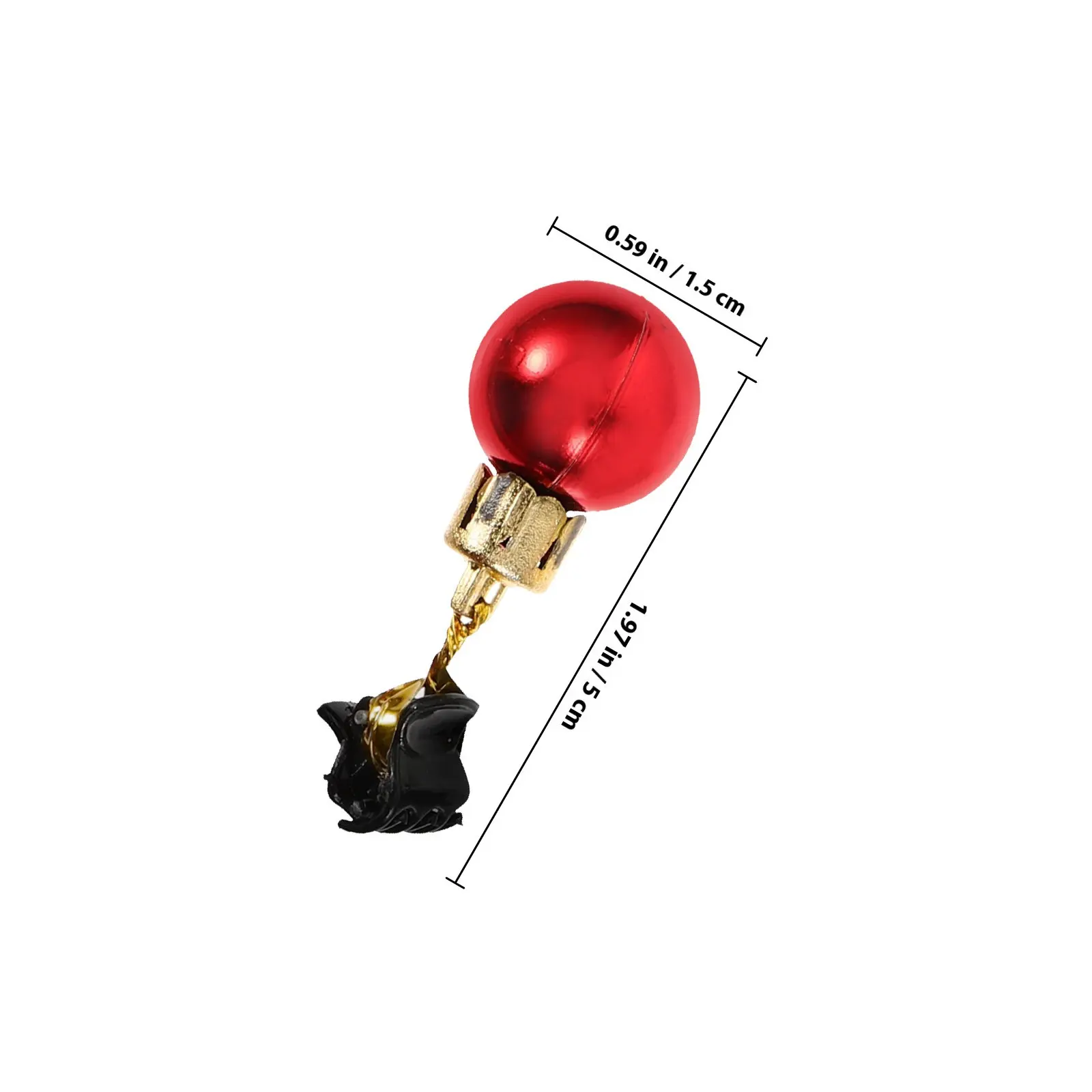 12Pcs Festive Christmas Beard Bell Charms Clips for Men Hair Beard Decoration DIY Reusable Colorful Holiday Accessory