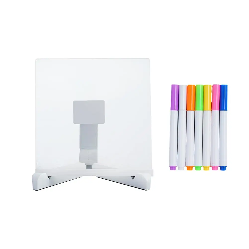 USB LED Night Light for Children, Erasable Message Note Board, Lâmpada com Suporte, Prancheta, Presentes de Natal para Crianças