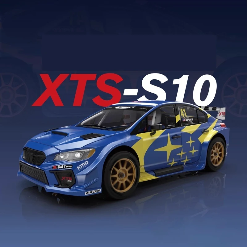 XTS-S10 مركبة عالية السرعة تعمل بالتحكم عن بعد 1/10 أربع عجلات الانجراف محاكاة رالي سباق نموذج #2
