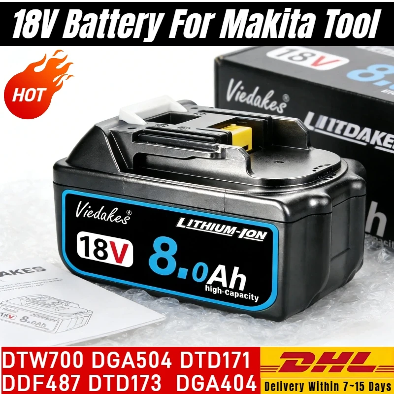 Portable Power for makita 18v battery 8ah BL1830 BL1840 BL1850 BL1860 replacement for makita 18vwerkzeuge original